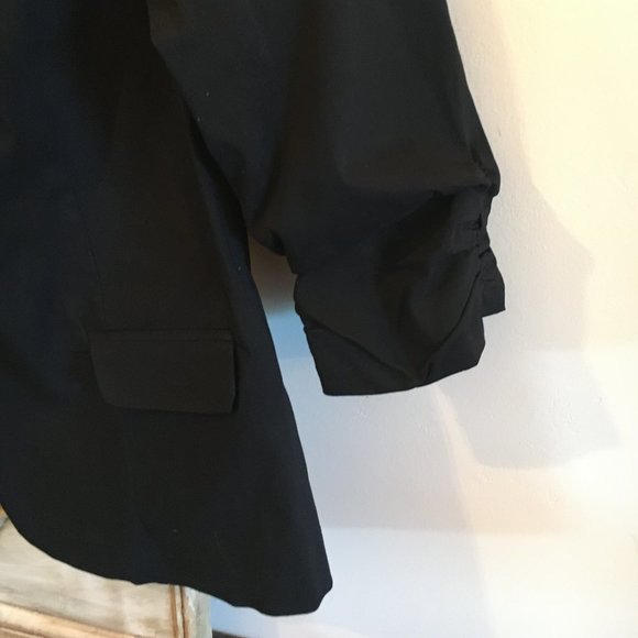 Torrid Black Blazer w Ruched Sleeves - Picture 5 of 5